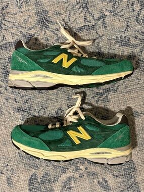New Balance Made In USA 990v3 Green Gold
